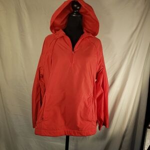 Women's Lizgolf Hooded Wind & Rain  Jacket in Pink - L